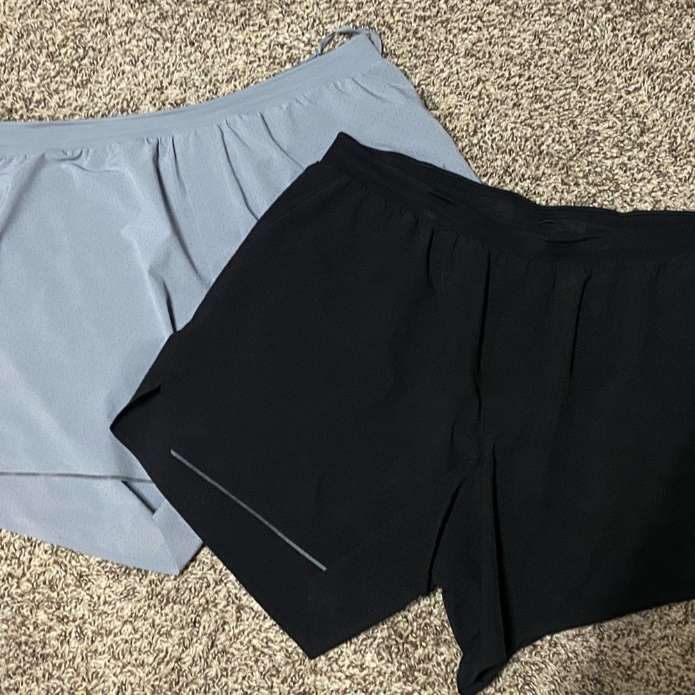 Men’s  LULULEMON FAST AND FREE LINED SHORTS LOT 2 Pair M 6”